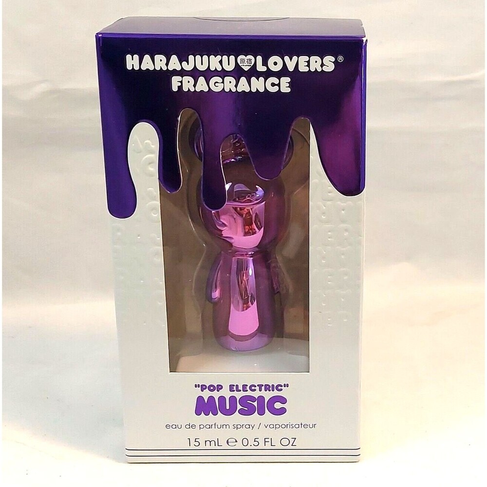 Pop Electric Music By Harajuku Lovers Eau d'Parfum Spray Women 0.5 oz 15ml NIB